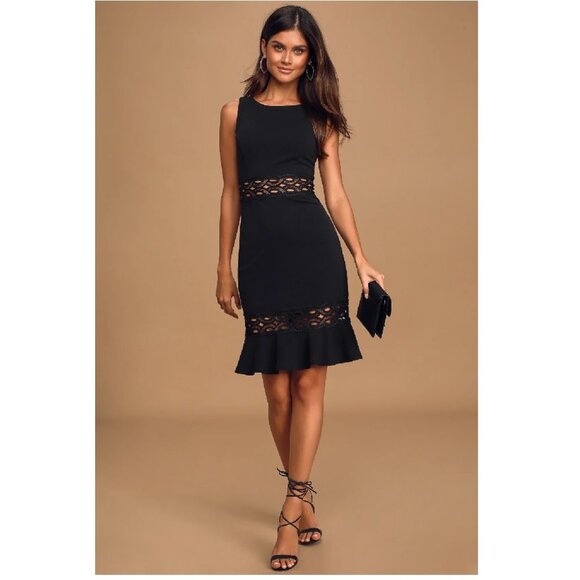 LULUS In The Name of Love Crochet Dress - Picture 1 of 5